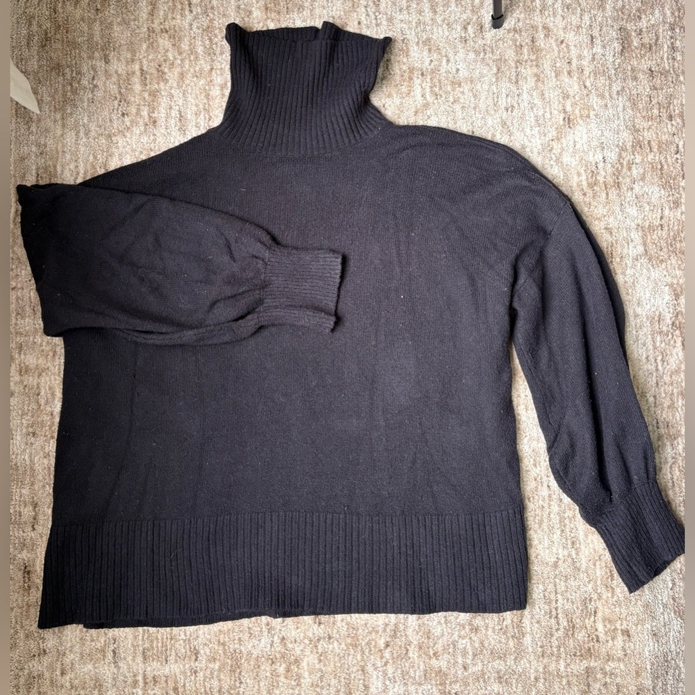 Black Turtleneck Sweater